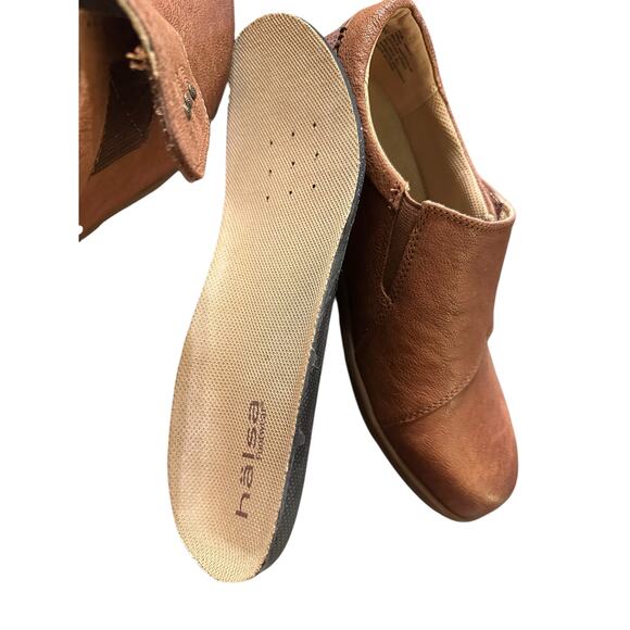 Halsa Footwear leather orthopedic shoes size 11W - Picture 8 of 14